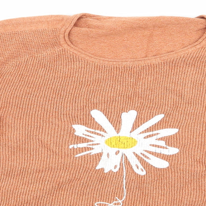 SheIn Womens Brown   Pullover Jumper Size XL