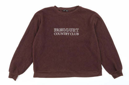 SheIn Womens Brown   Pullover Jumper Size L