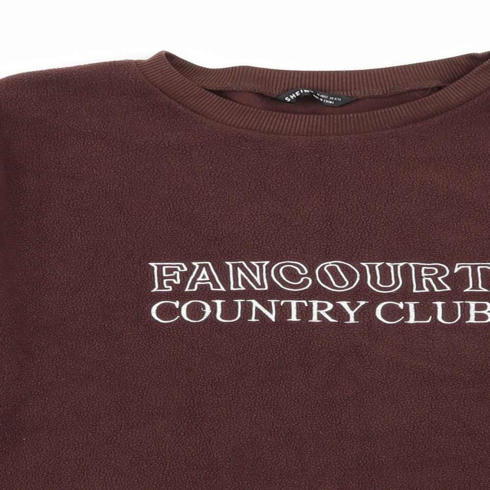 SheIn Womens Brown   Pullover Jumper Size L