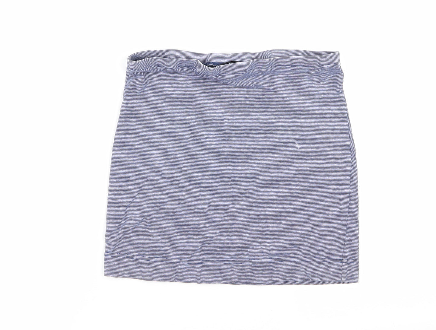 H&M Womens Blue Striped  Basic Tank Size 6