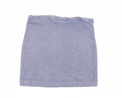 H&M Womens Blue Striped  Basic Tank Size 6