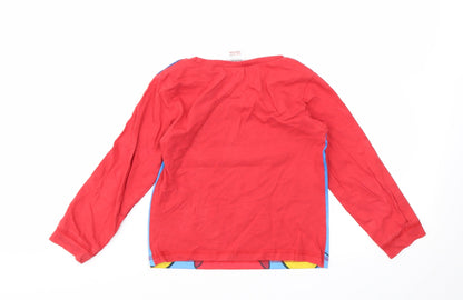 Back view of MICKEY MOUSE boys’ multicoloured geometric basic t-shirt, size 4-5, years