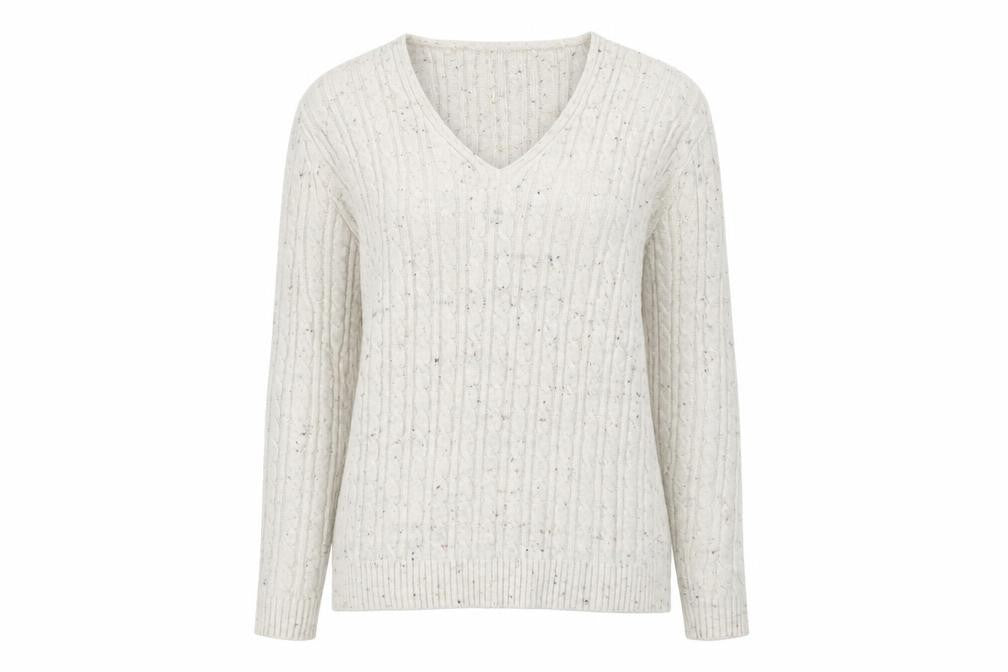 Womens UK Size S PULSE Ivory Pullover Jumper