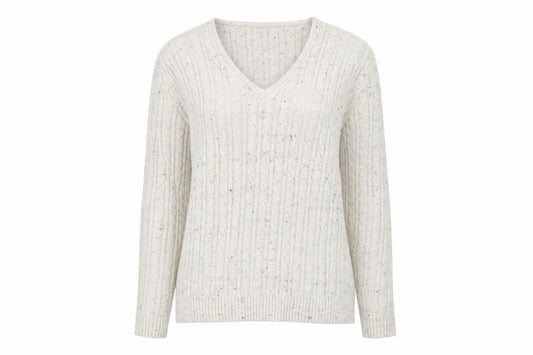Womens UK Size S PULSE Ivory Pullover Jumper