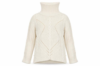 Womens UK Size S Preworn Beige Pullover Jumper