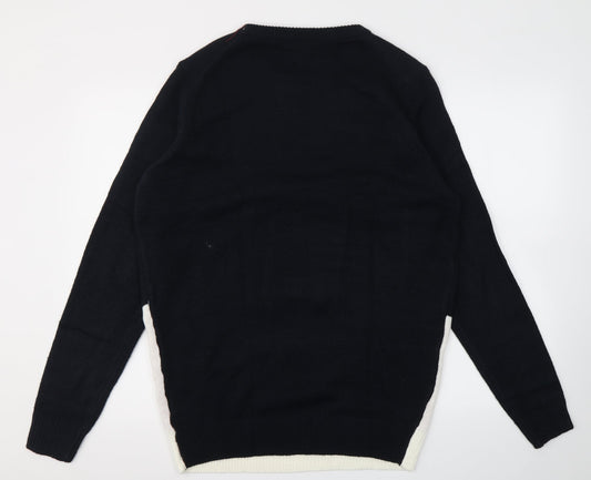 Mens UK Size L Livergy Blue Pullover Sweatshirt