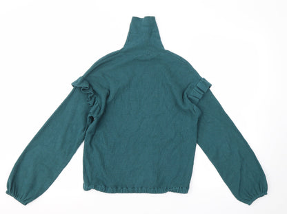 George Girls Green   Pullover Sweatshirt Size 13-14 Years