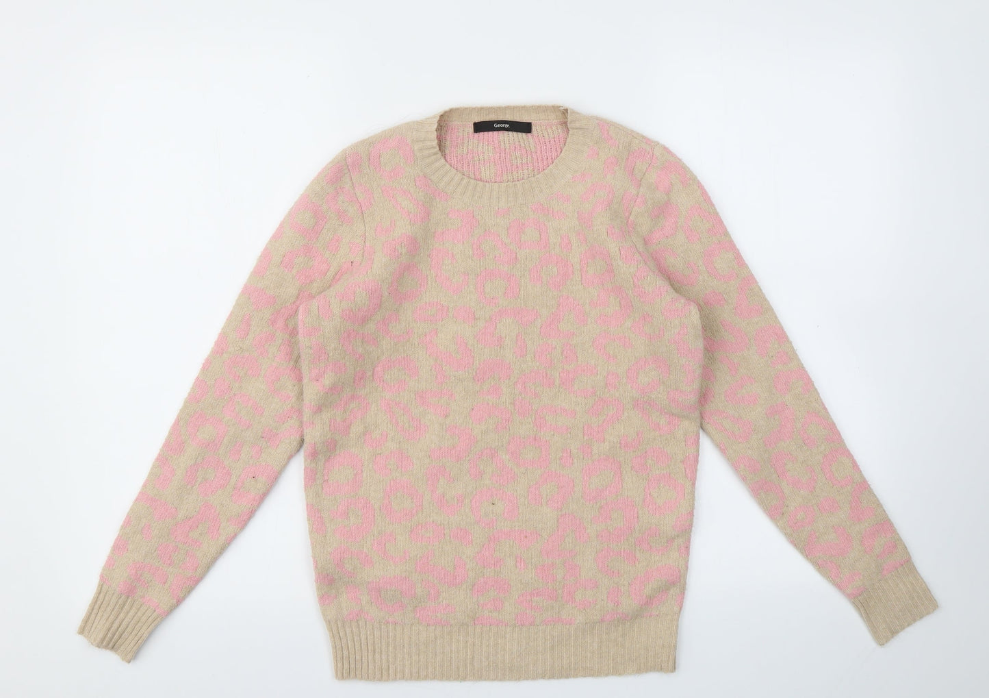 George Girls Multicoloured Animal Print  Pullover Sweatshirt Size 11-12 Years