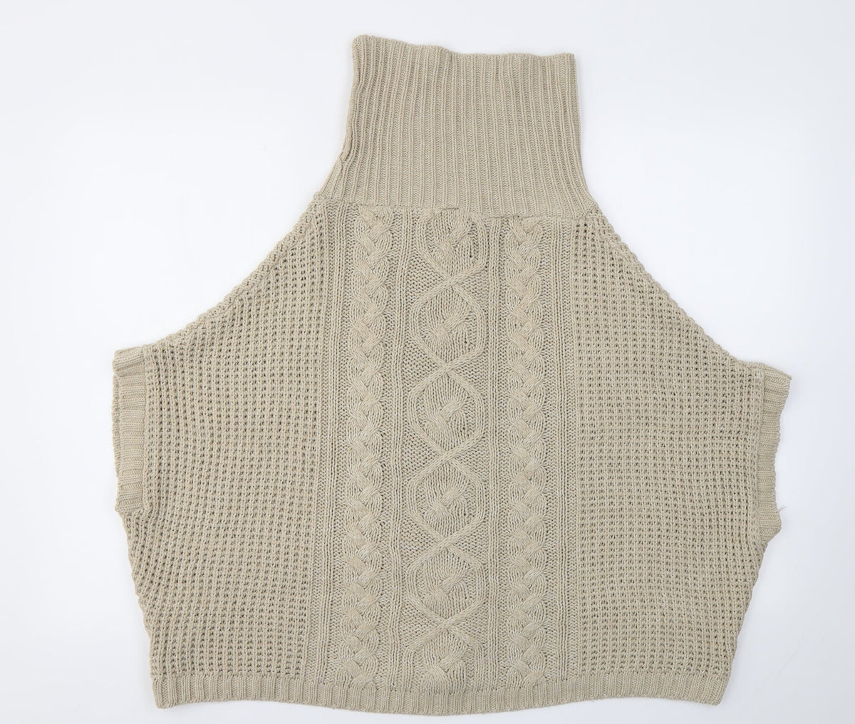 Additional front view of Lipsy London women’s beige jumper, size S