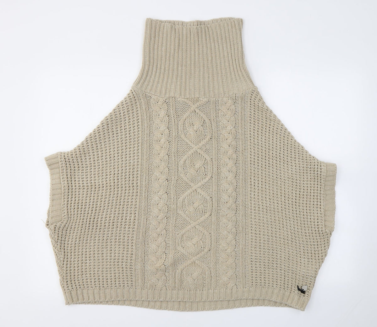 Back view of Lipsy London women’s beige jumper, size S