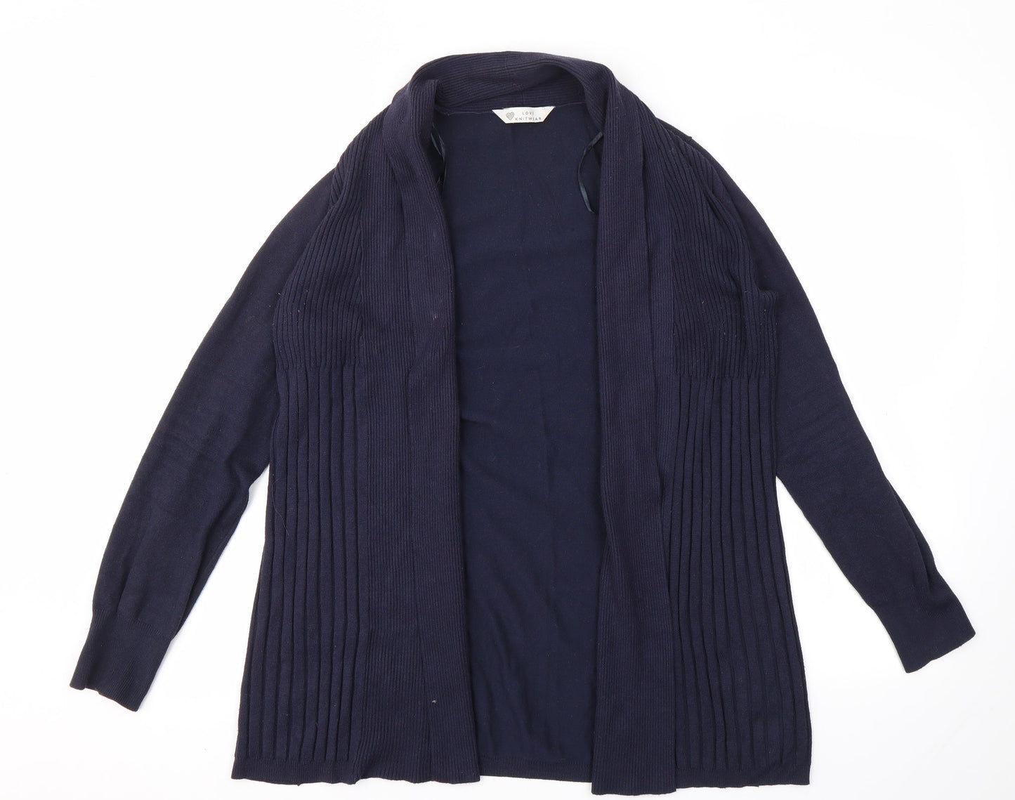 Womens UK Size 10 BHS Blue Cardigan Jumper