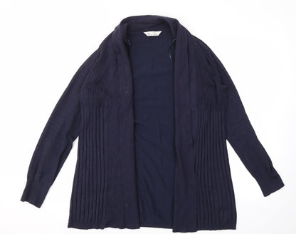 Womens UK Size 10 BHS Blue Cardigan Jumper