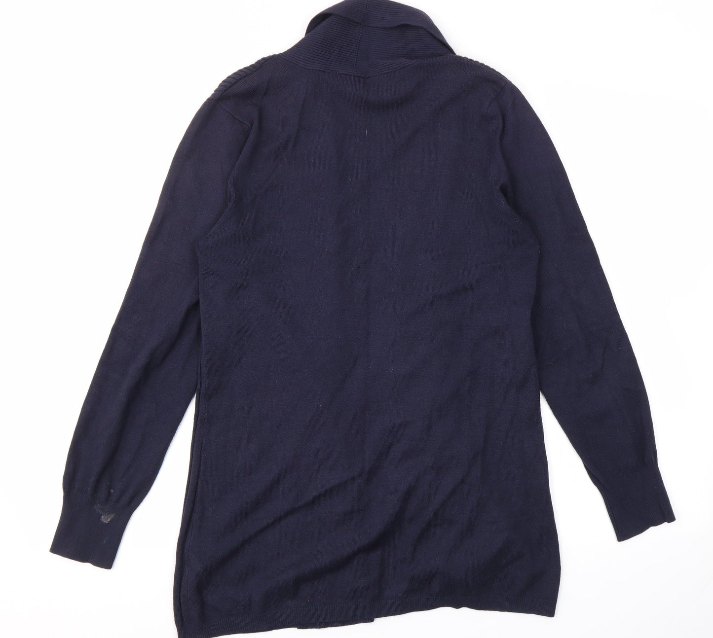 Womens UK Size 10 BHS Blue Cardigan Jumper