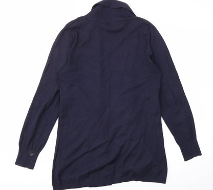 Womens UK Size 10 BHS Blue Cardigan Jumper