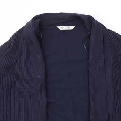 Womens UK Size 10 BHS Blue Cardigan Jumper