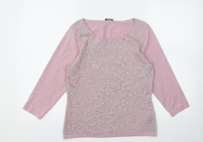 Minuet Womens Pink   Basic T-Shirt Size S