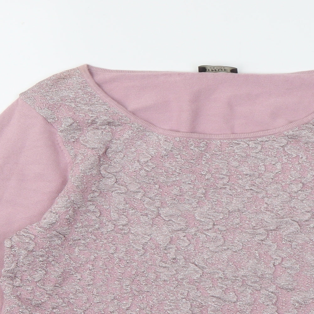 Minuet Womens Pink   Basic T-Shirt Size S