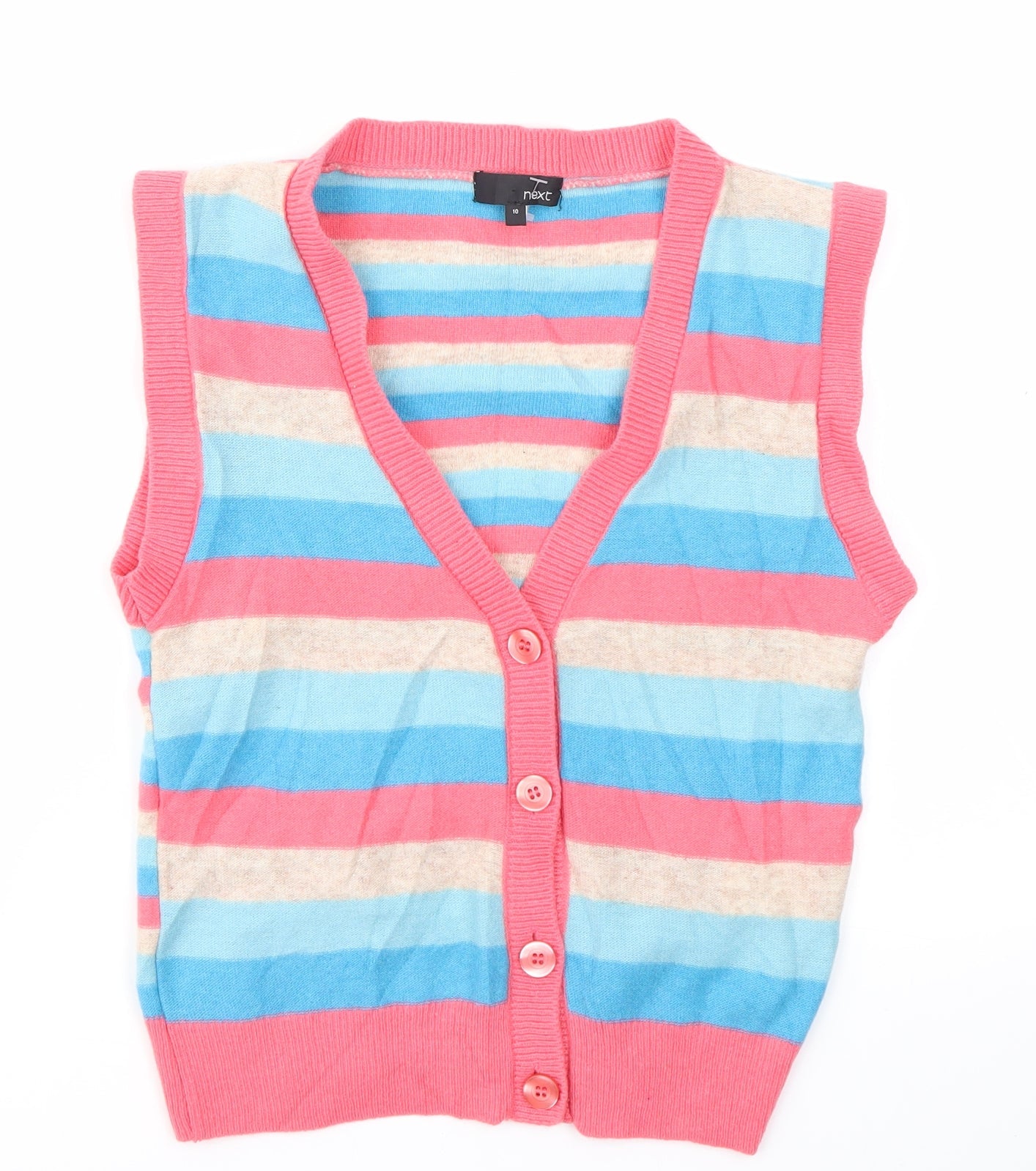 Womens UK Size 10 NEXT Multicoloured Cardigan Jumper
