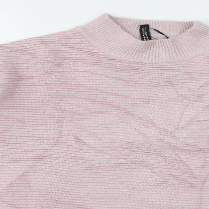 Womens UK Size M H&M Pink Pullover Jumper