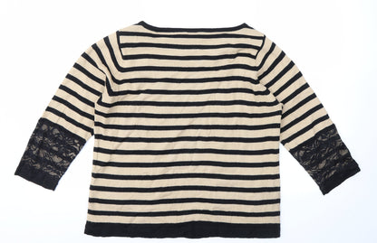 Womens UK Size 12 JULIPA Multicoloured Pullover Jumper