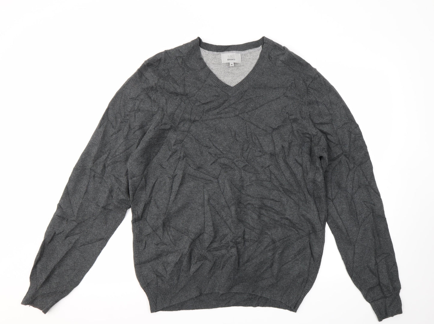 Mens UK Size M NEXT Grey Pullover Sweatshirt