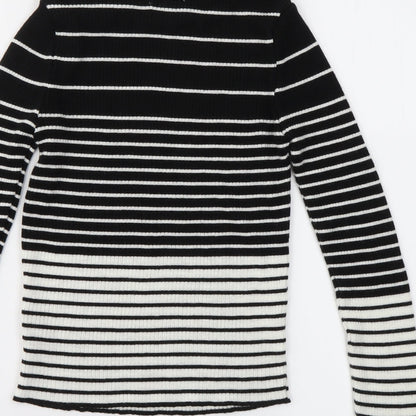 Womens UK Size M Topshop Multicoloured Pullover Jumper