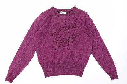 Additional front view of JOAMIE women’s purple jumper, size M