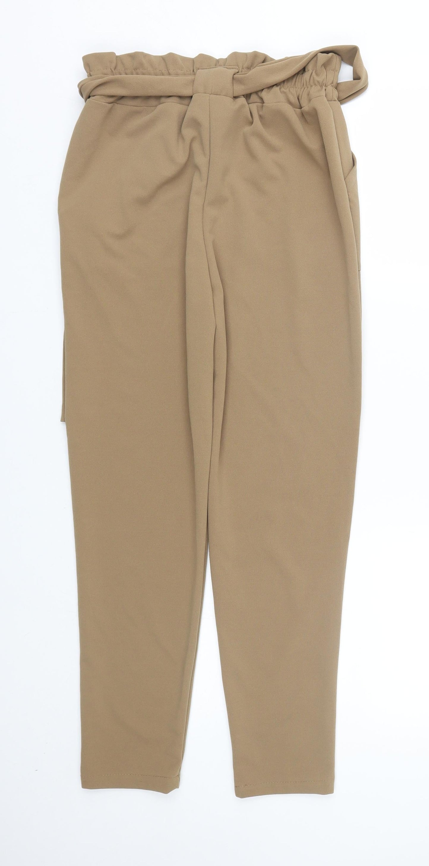 Womens UK Size 10 Made in Italy Regular Fit  Brown Trousers