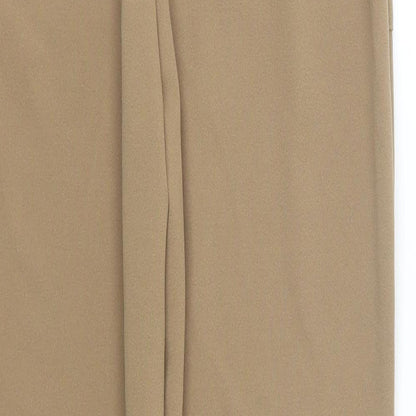 Womens UK Size 10 Made in Italy Regular Fit  Brown Trousers