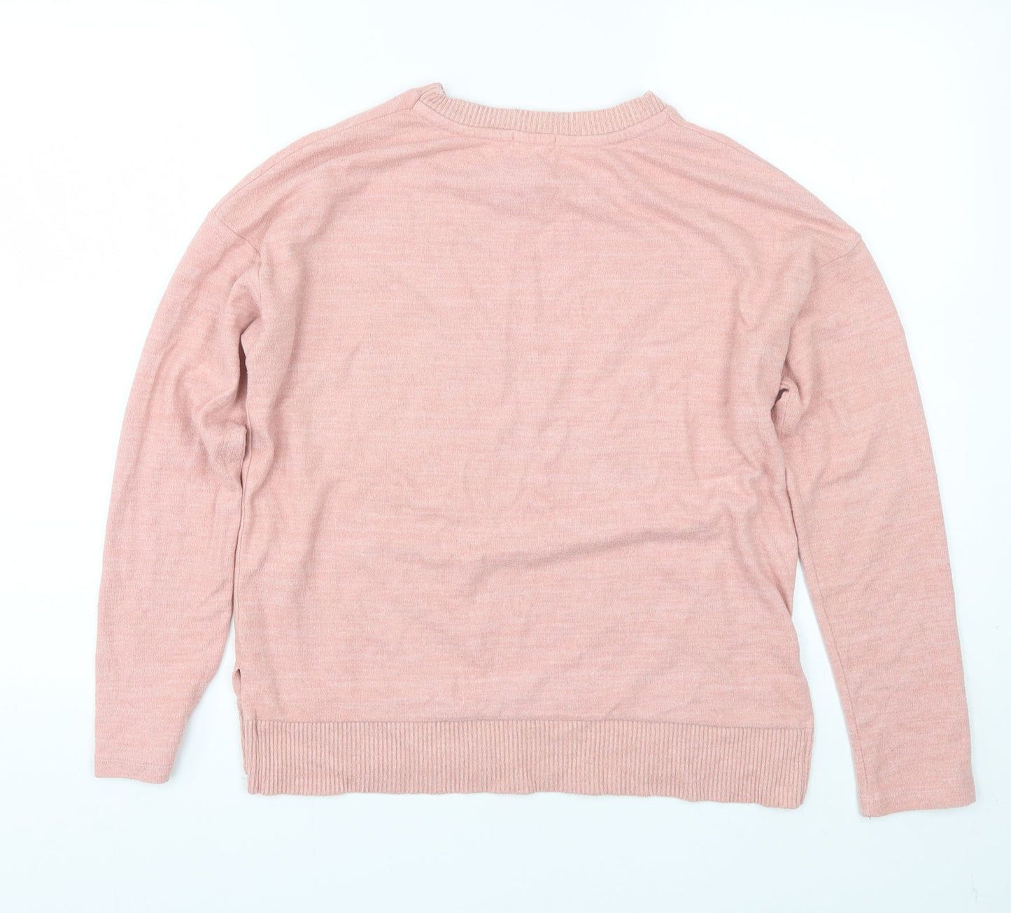 Womens UK Size S Astradivarius Pink Pullover Jumper