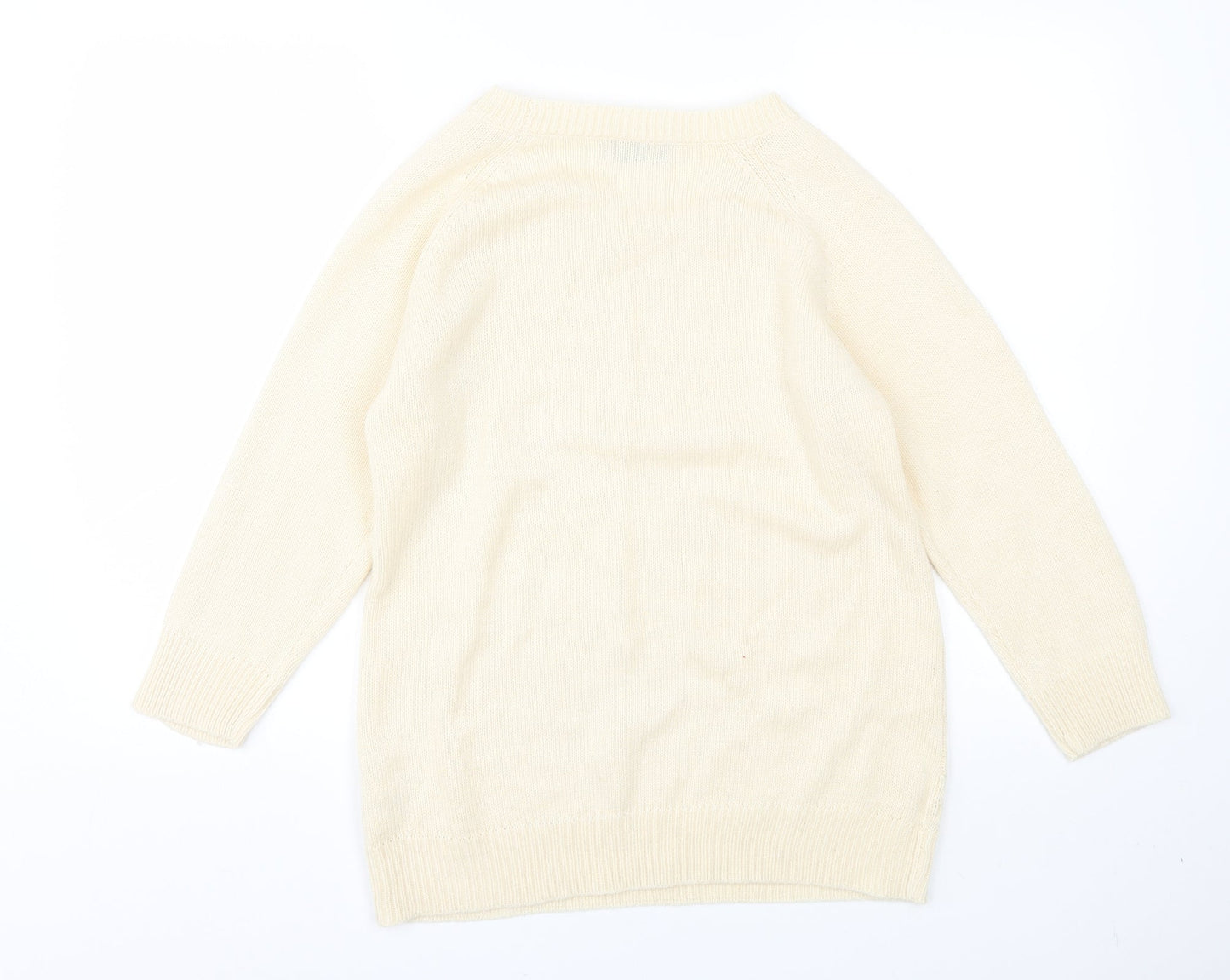 Womens UK Size S Originals Beige Pullover Jumper