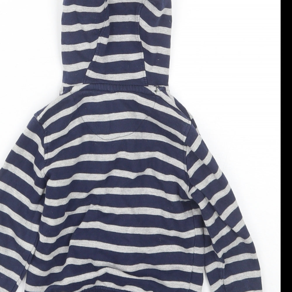 Lullaby Baby Blue Striped  Full Zip Jumper Size 9-12 Months