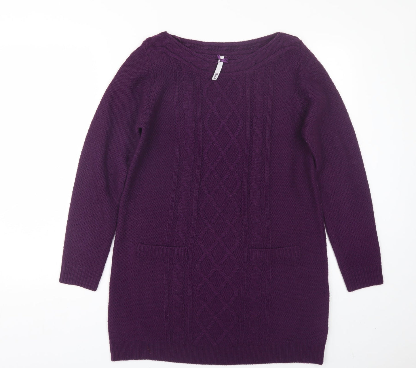 BHS Womens Purple   Pullover Jumper Size 12