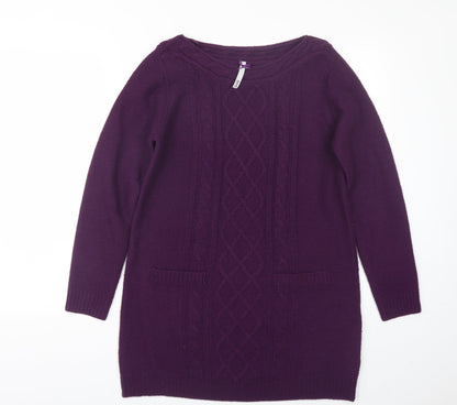 BHS Womens Purple   Pullover Jumper Size 12