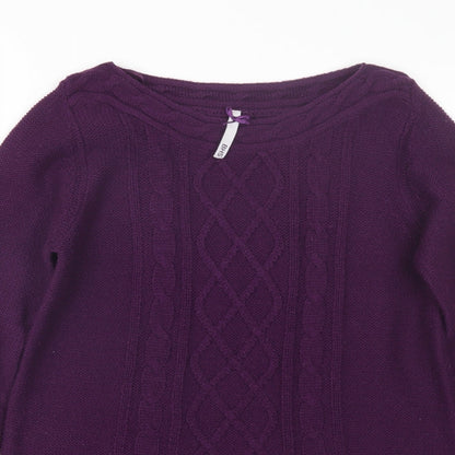 BHS Womens Purple   Pullover Jumper Size 12