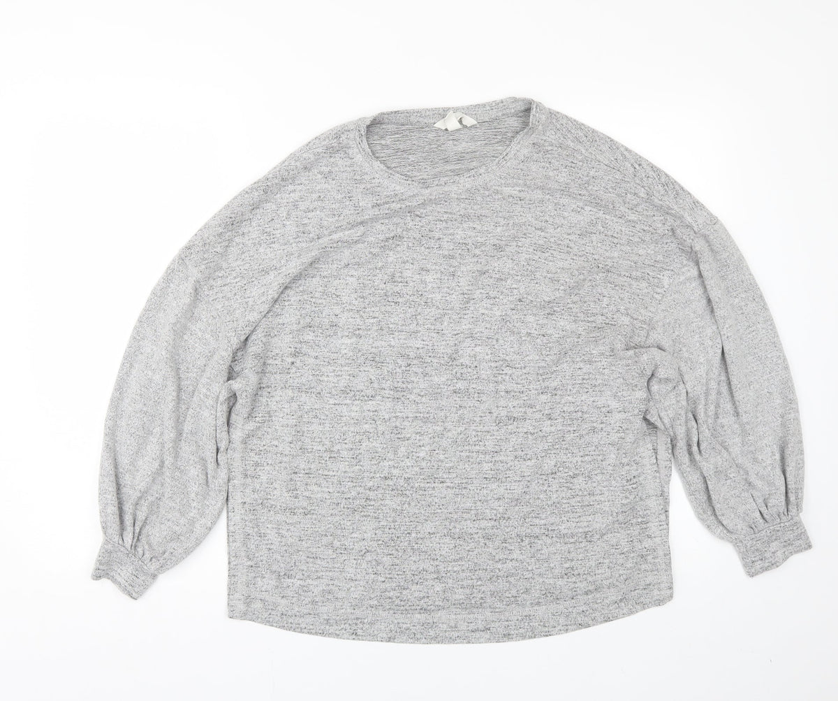 Womens UK Size M H&M Grey Pullover Jumper