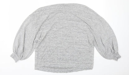 Womens UK Size M H&M Grey Pullover Jumper
