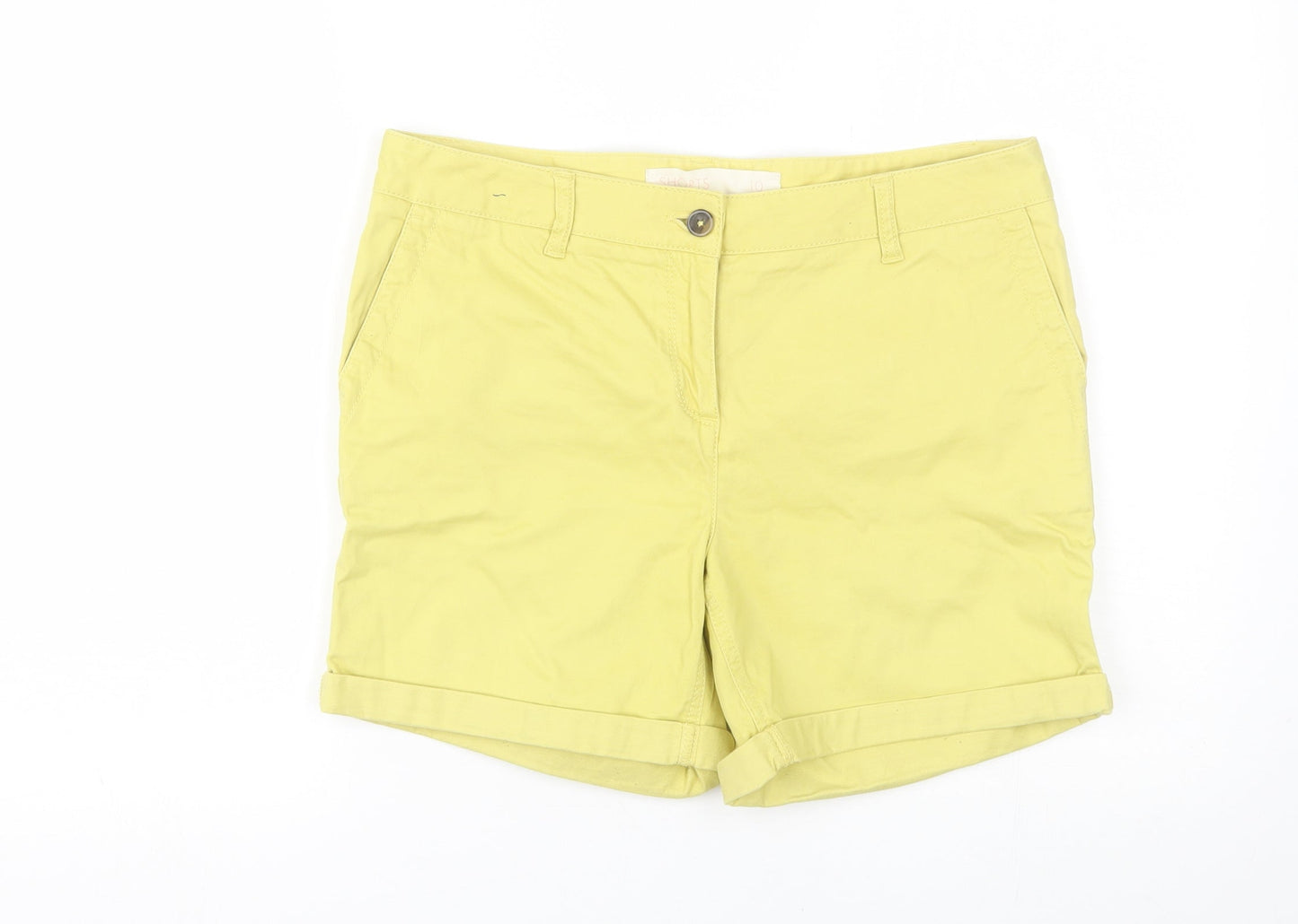 NEXT Womens Yellow   Bermuda Shorts Size 10