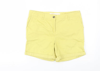 NEXT Womens Yellow   Bermuda Shorts Size 10