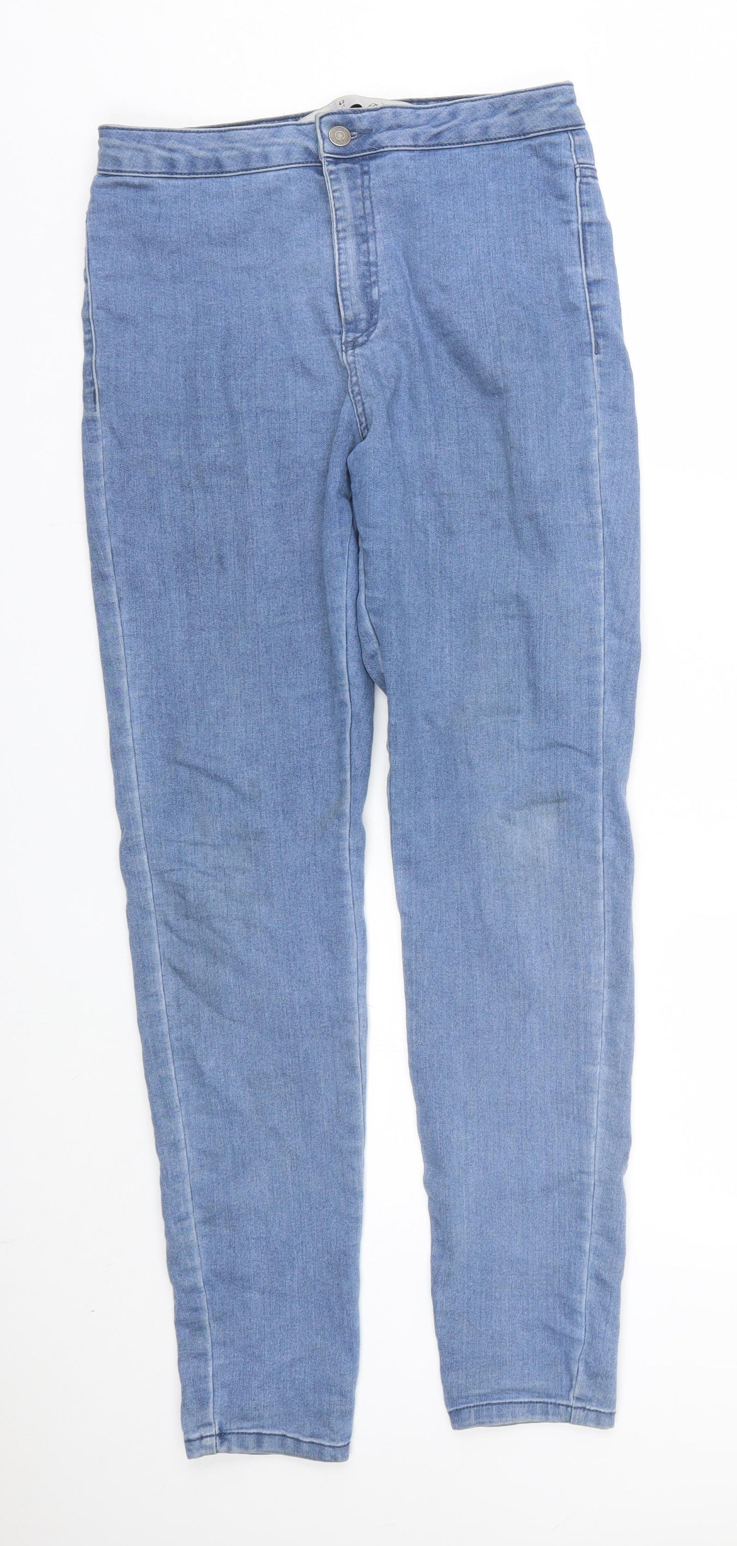 Primark Womens Blue  Denim Skinny Jeans Size 10 L29 in