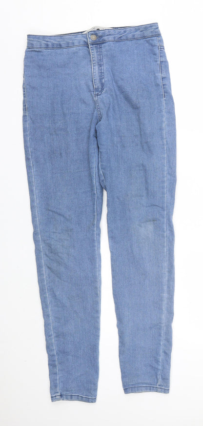 Primark Womens Blue  Denim Skinny Jeans Size 10 L29 in
