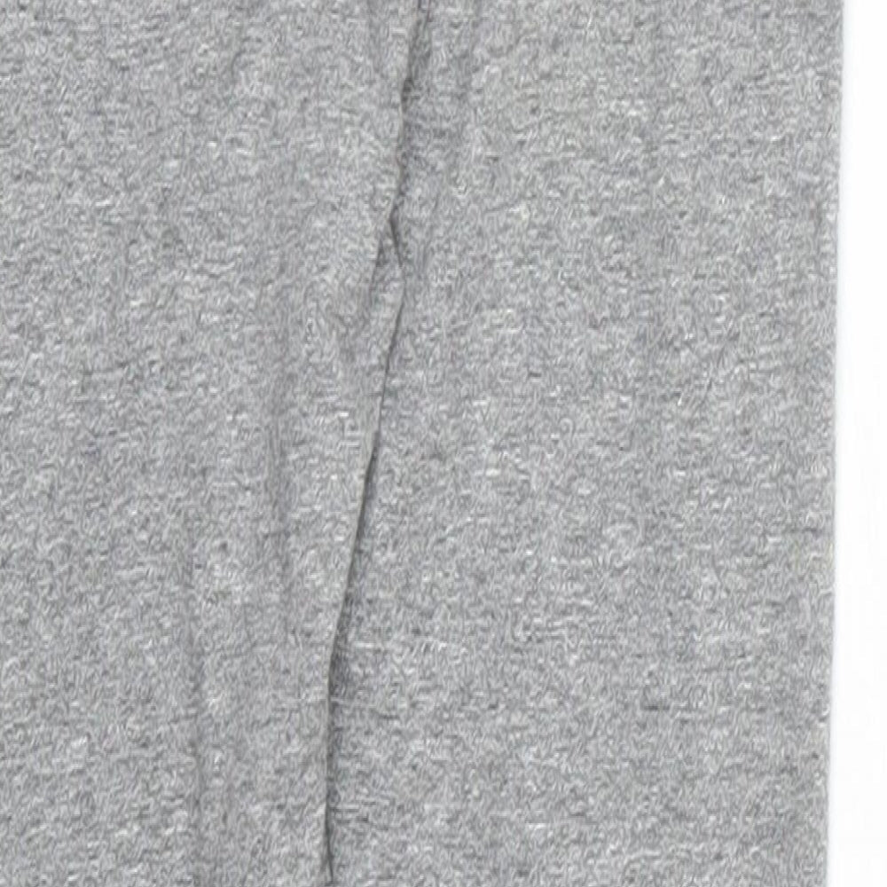 Primark Girls Grey Striped  Capri Trousers Size 5-6 Years