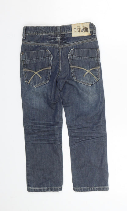 catinmini Boys Blue  Denim Straight Jeans Size 5 Years