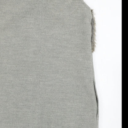 Womens UK Size 8 New Look Grey Gilet