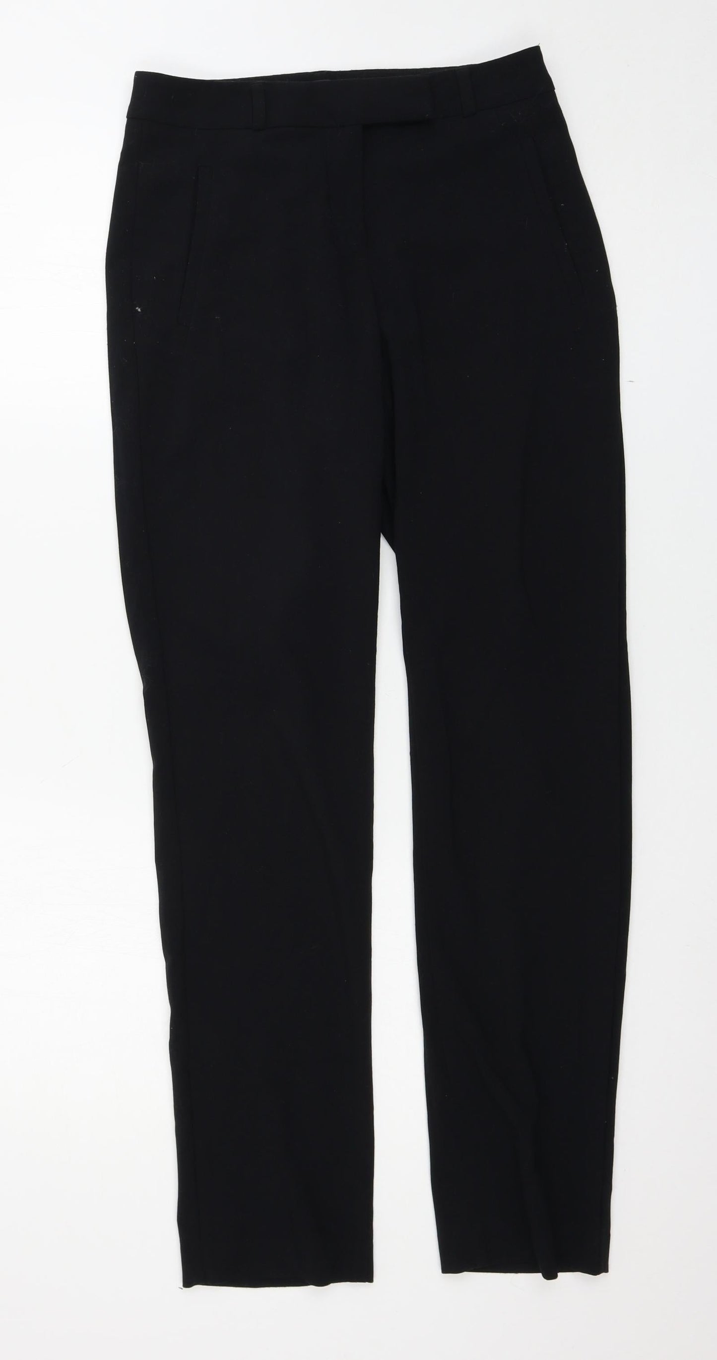 Womens UK Size 8 Marks and Spencer Regular Fit  Black Trousers
