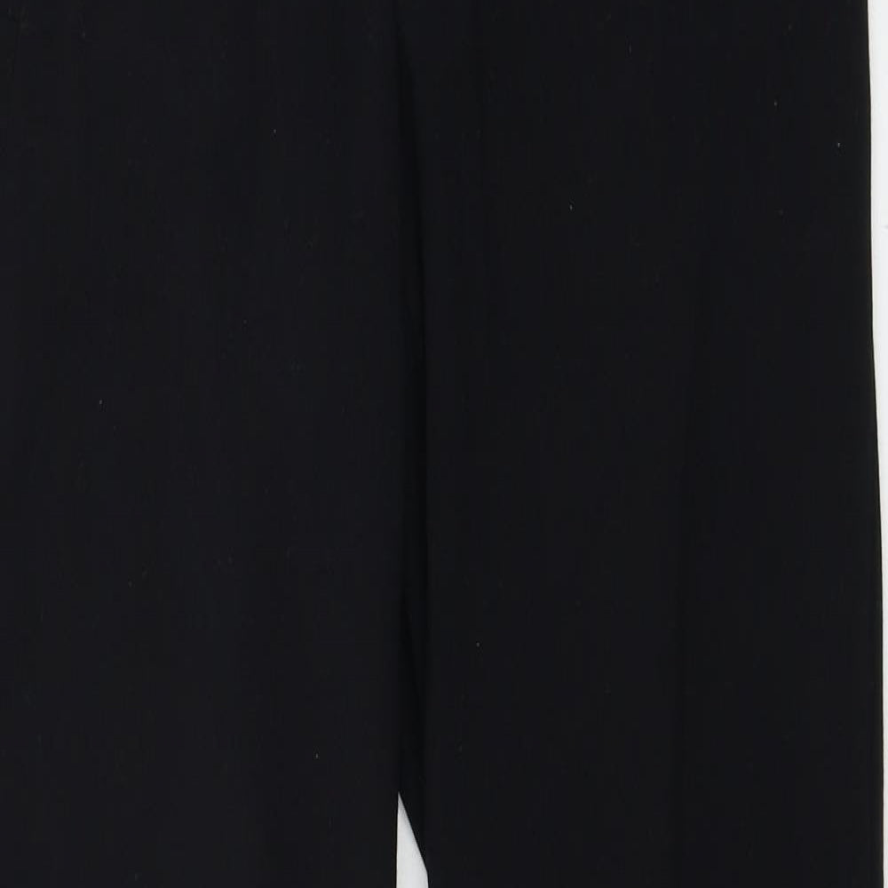 Womens UK Size 8 Marks and Spencer Regular Fit  Black Trousers