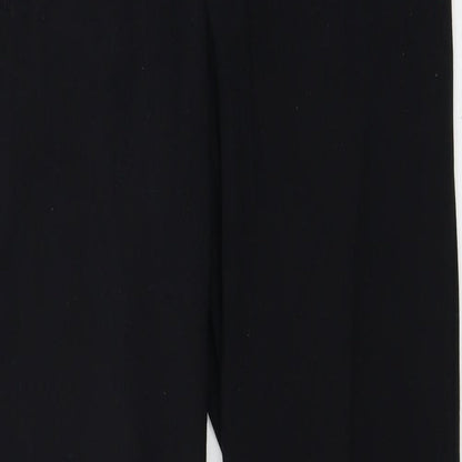 Womens UK Size 8 Marks and Spencer Regular Fit  Black Trousers