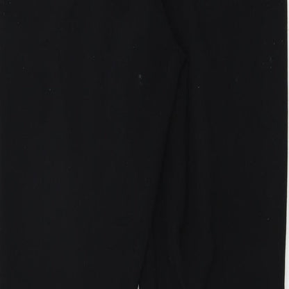 Womens UK Size 8 Marks and Spencer Regular Fit  Black Trousers