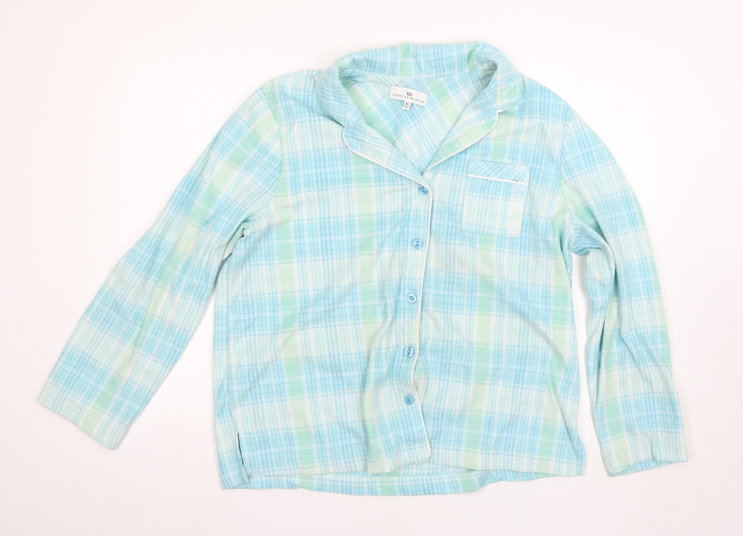 Karen Neuburger Womens Multicoloured Check  Top Pyjama Set Size XL
