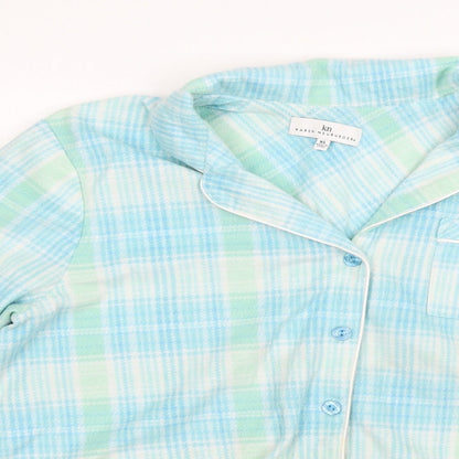 Karen Neuburger Womens Multicoloured Check  Top Pyjama Set Size XL